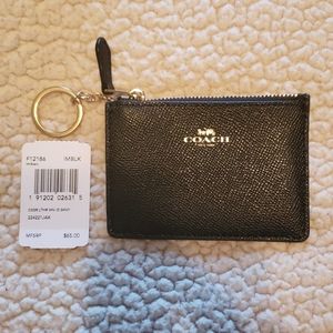 Coach Card case keychain BNWT